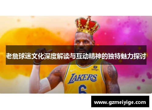 老詹球迷文化深度解读与互动精神的独特魅力探讨