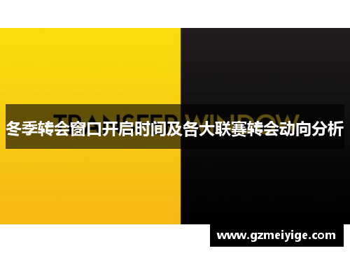 冬季转会窗口开启时间及各大联赛转会动向分析